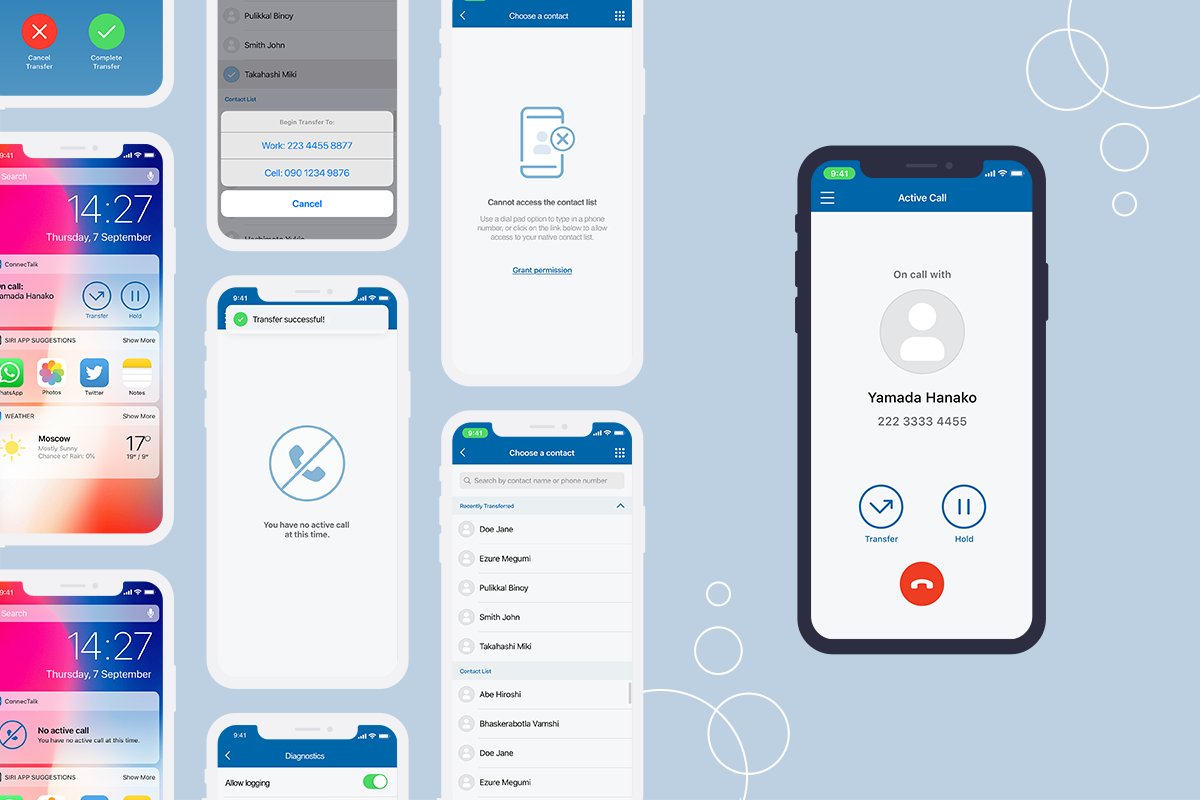 Image 4: Sample delivered UIs